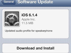 iPhone 5 用戶留意!iOS 6.1.4 緊急推出! iPhone 5 用戶留意!iOS 6.1.4 緊急推出!
