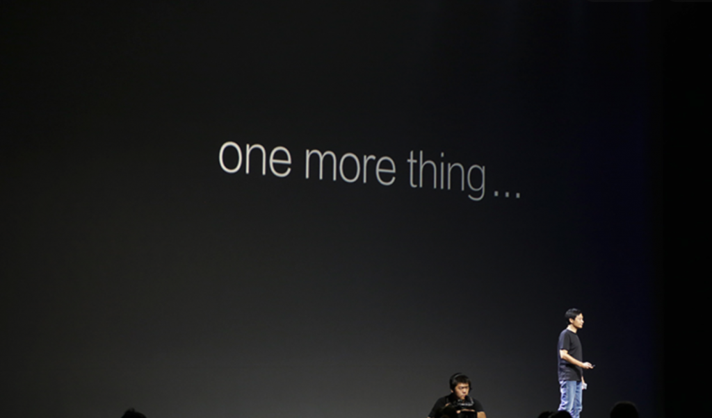 xiao mi one more thing