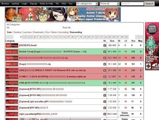 盗版动漫终结第一步!动漫BT种子网站Nyaa被日
