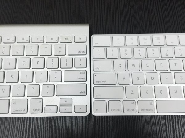 ▲ 新鍵盤長度比以前短,比以前更慳位,而功能面積加大,更易按動到