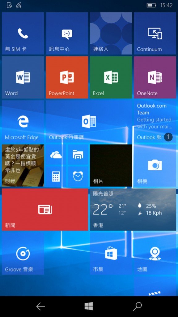 ▲介面与以往Windows Phone 7、8 没太大分别
