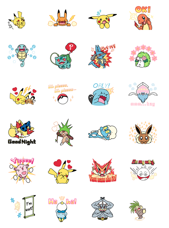 Pokemon Stickers
