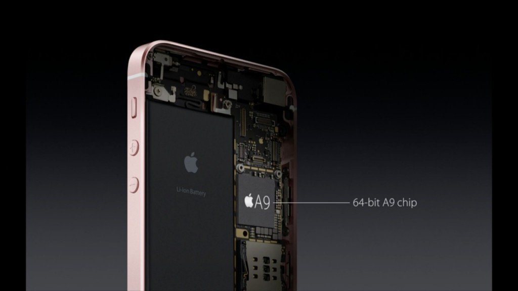 ▲外在是 iPhone 5，但內在使用 iPhone 6s 的 A9 处理器，令它的功能大为提升