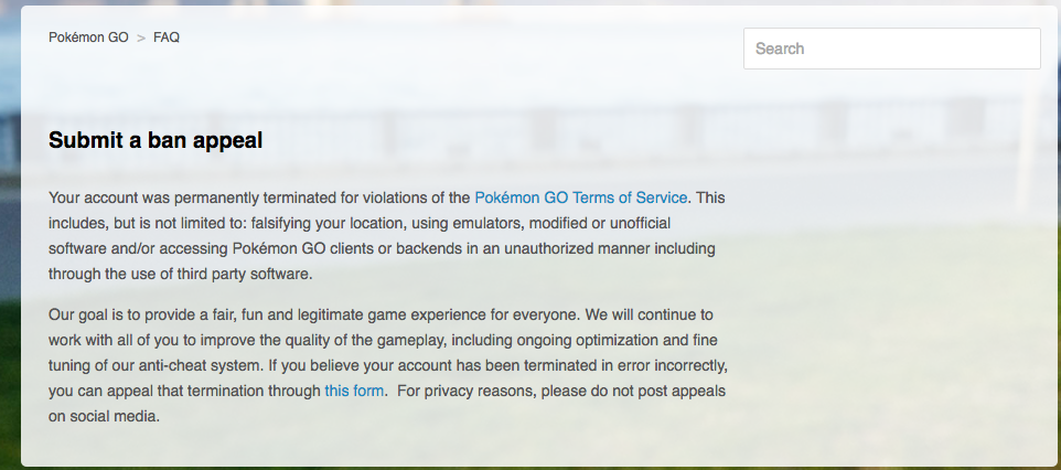 kémon GO 外挂玩家!Niantic 或永久封锁帐号!