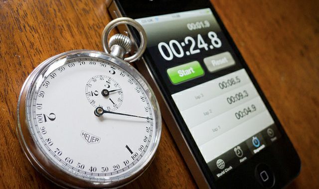 iphone stopwatch