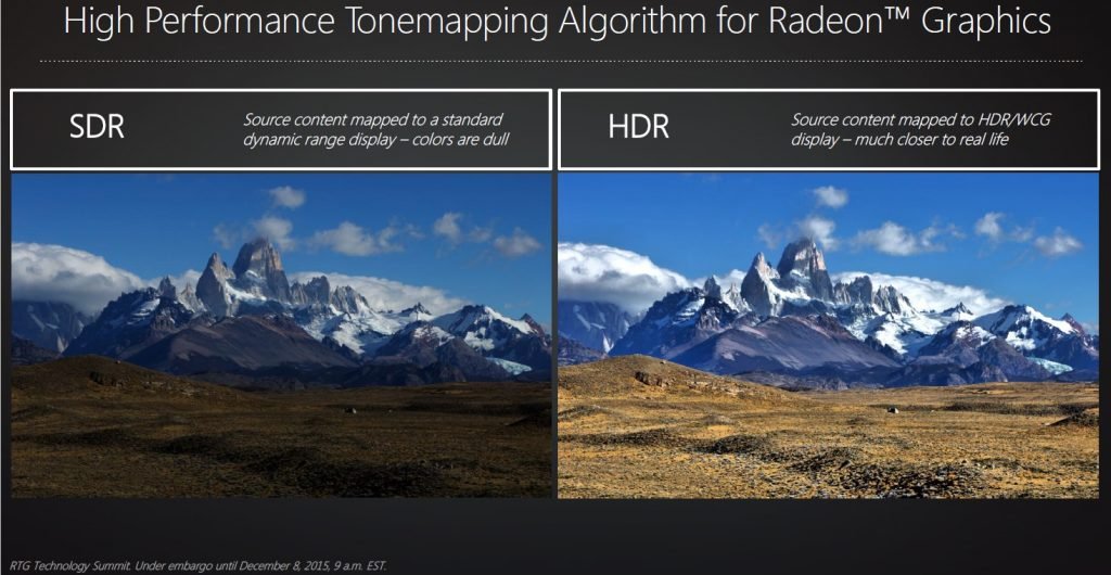 HDR vs SDR