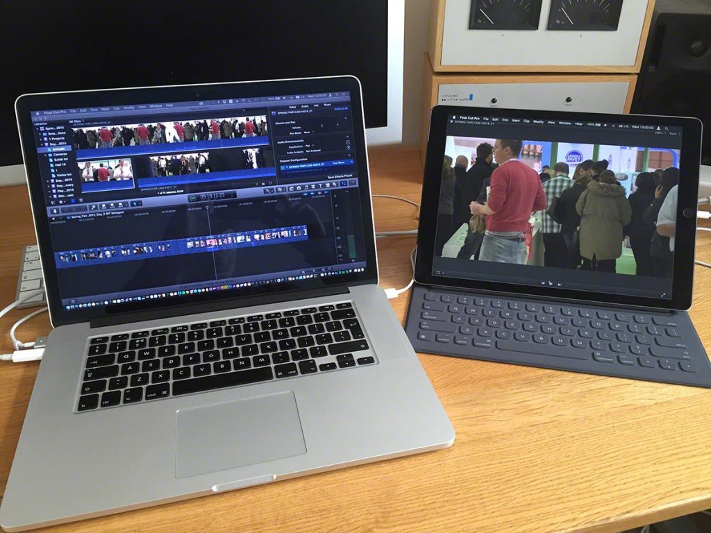 FCPX iPad Pro Duet