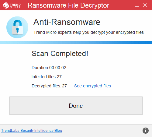 Scan Complete