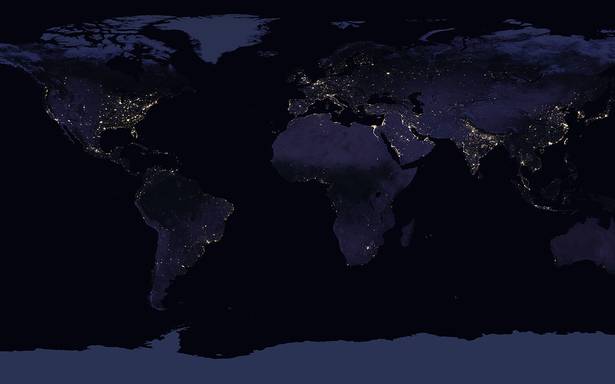 nasa night view