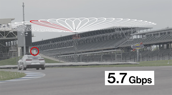 verizon ericsson 5g spped test in a speed car 00