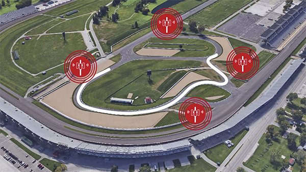 verizon ericsson 5g spped test in a speed car 01