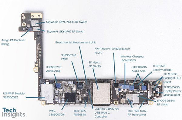 iphone 8 plus a11 bionic teardown techinsights 04