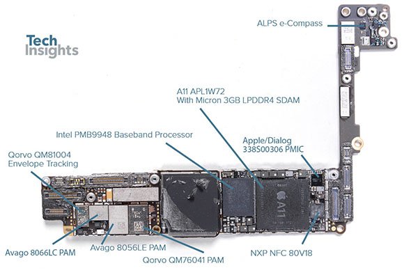 iphone 8 plus a11 bionic teardown techinsights 05
