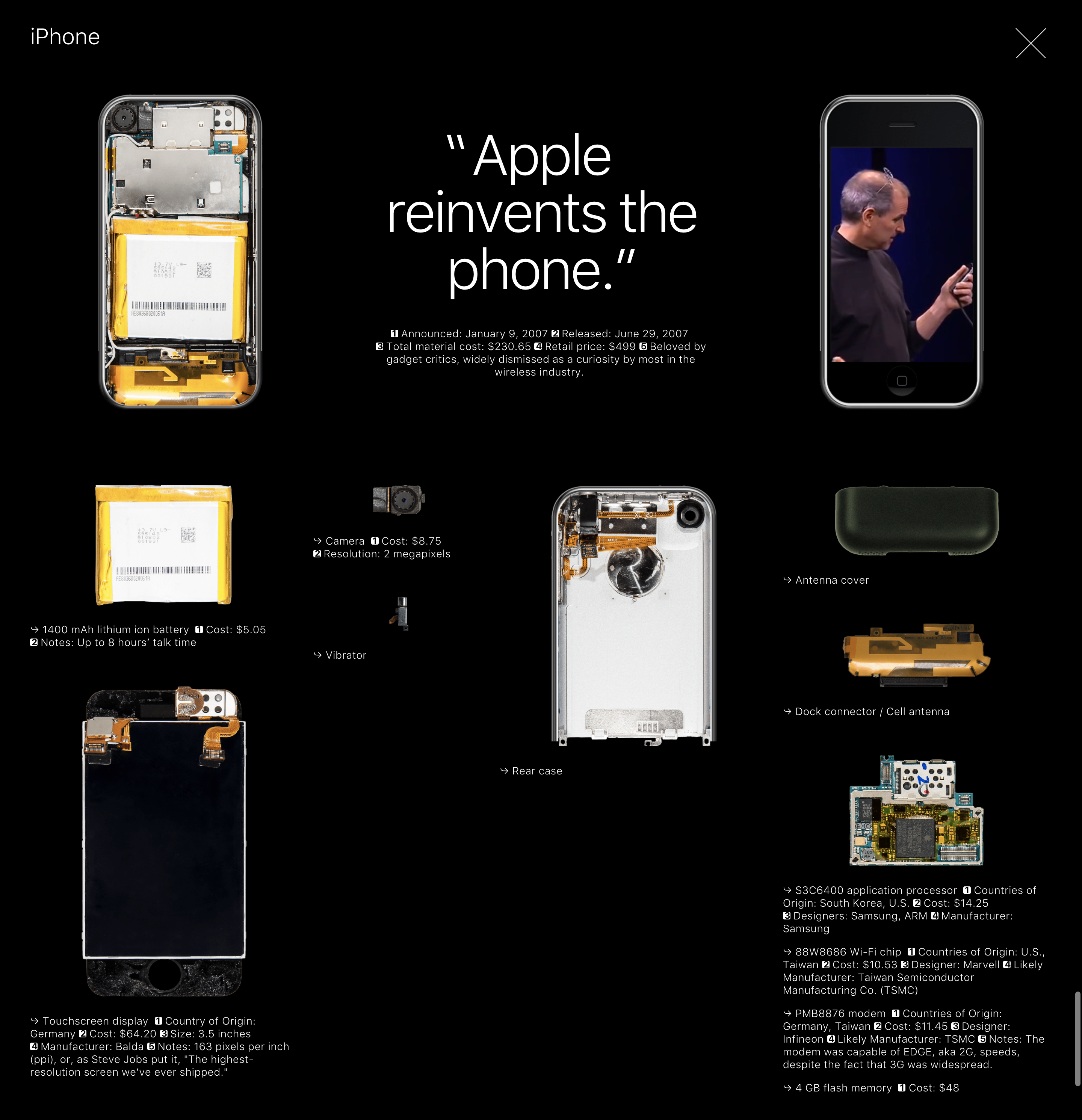 iphone 10 yrs teardown by bloomberg and