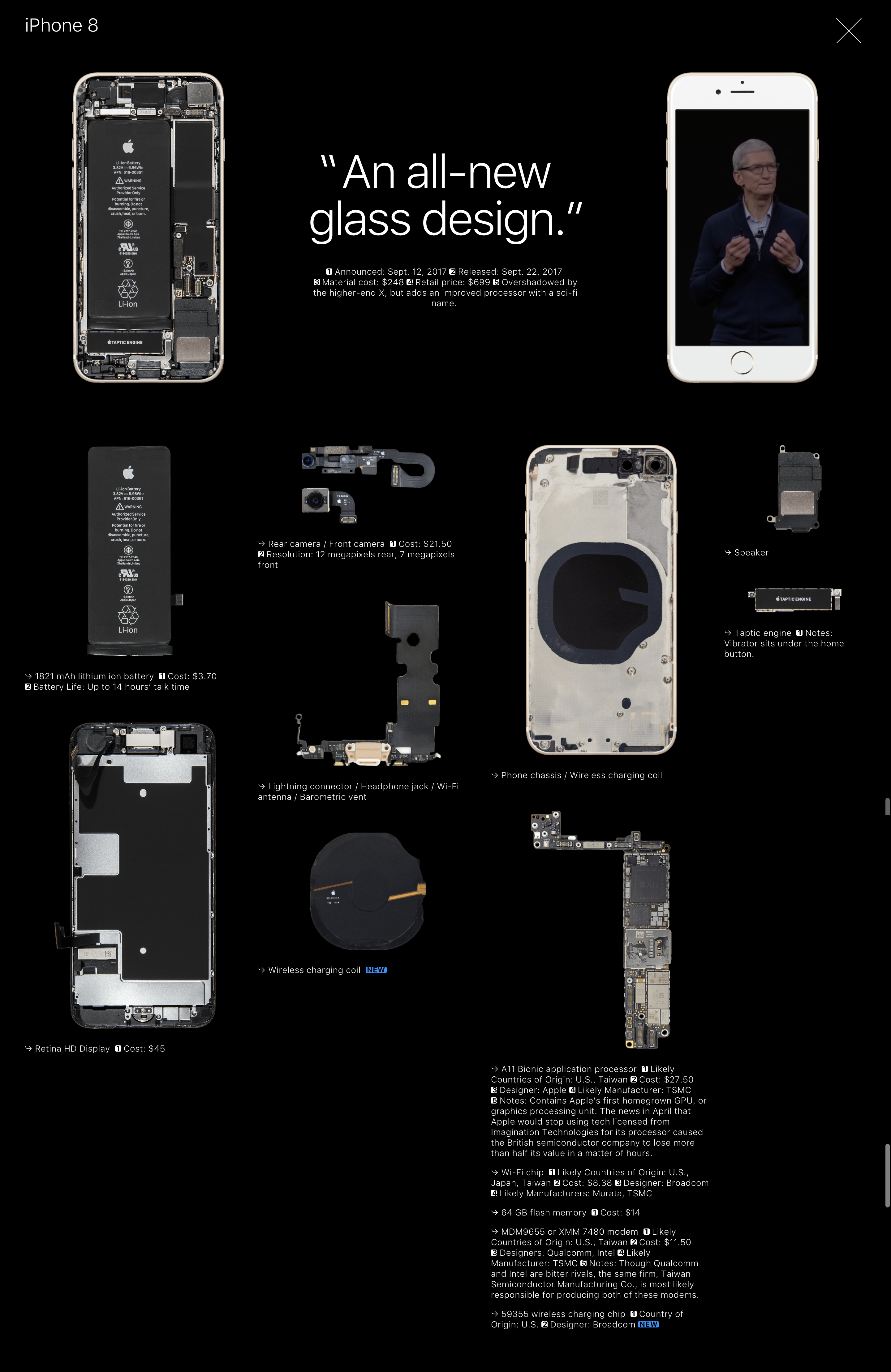 iphone 10 yrs teardown by bloomberg and