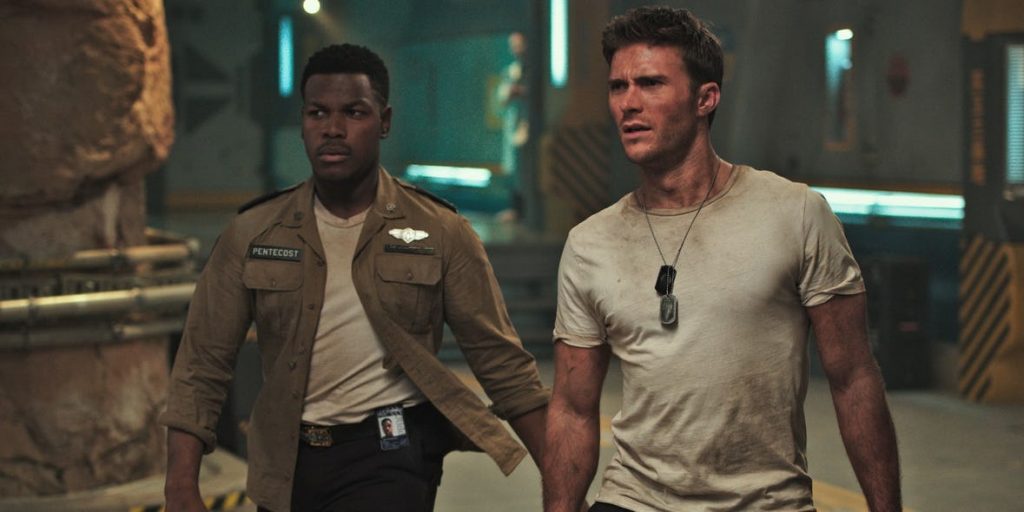 John Boyega and Scott Eastwood in Pacific Rim Uprising