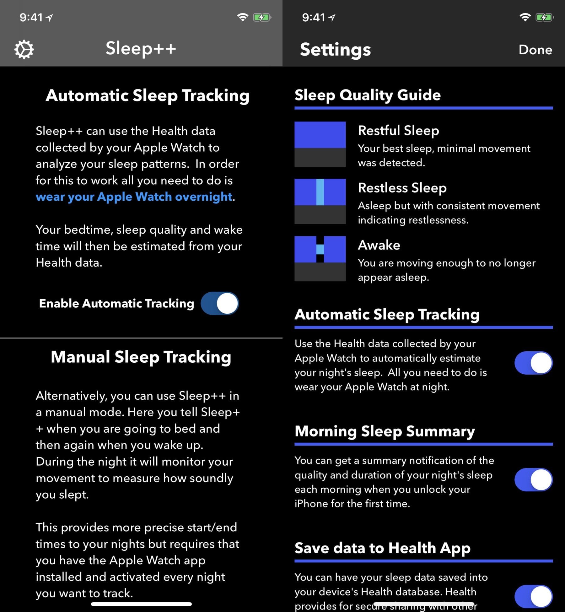 sleep plus plus update automatic sleep tracking 01