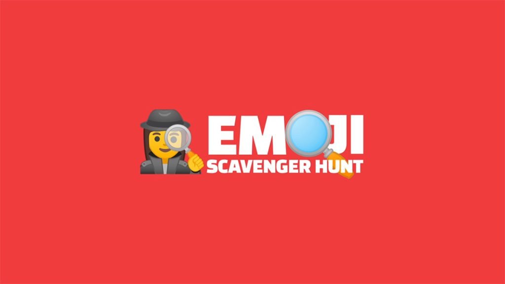 emoji scavenger hunt