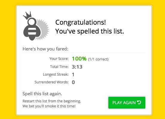 vocab result