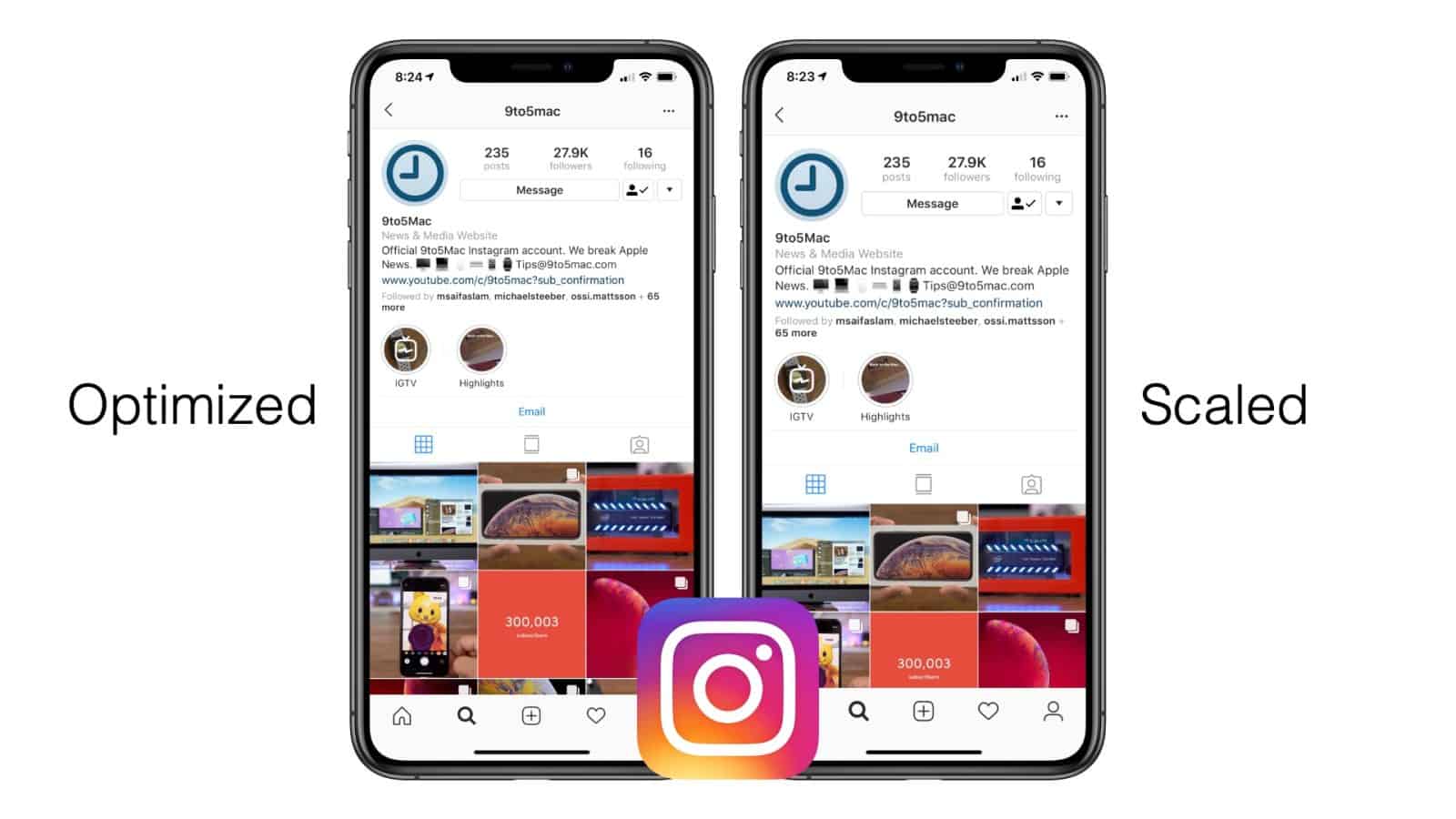 instagram iphone xs