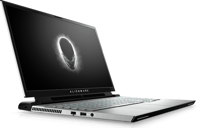 Alienware m17 left angle