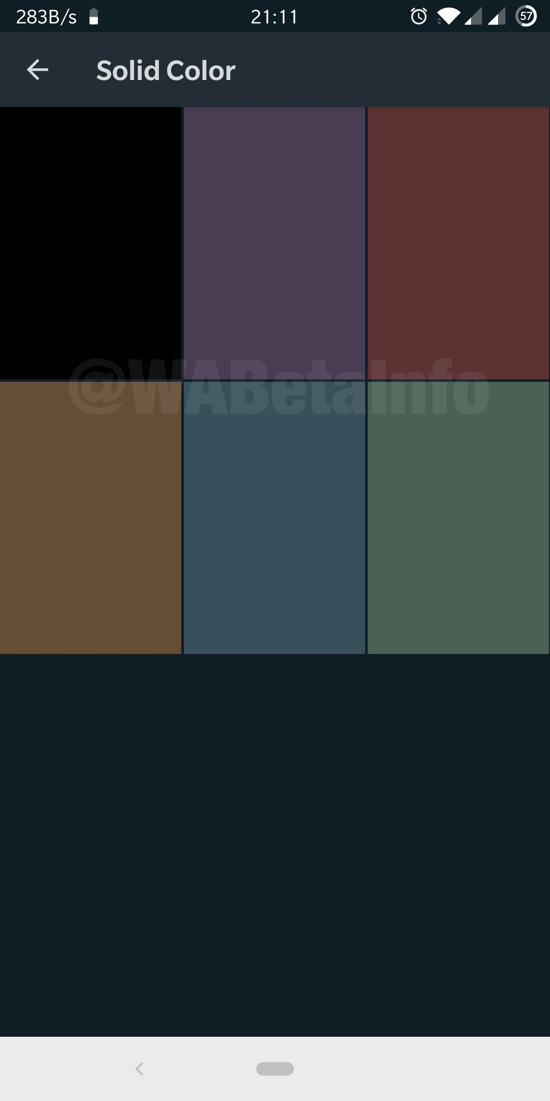 Dark Solid Android