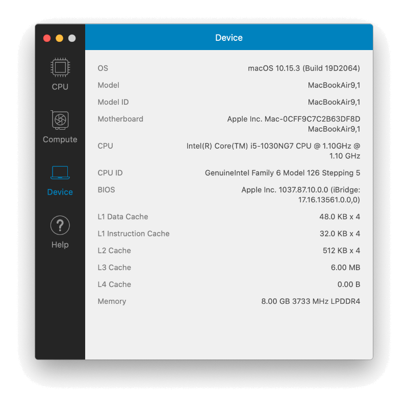 MacBook Air Benchmark