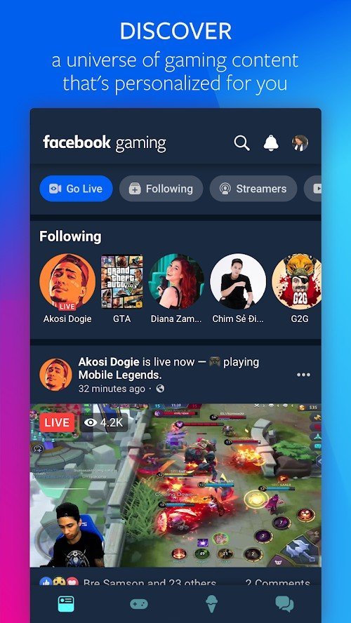 Facebook Gaming 2