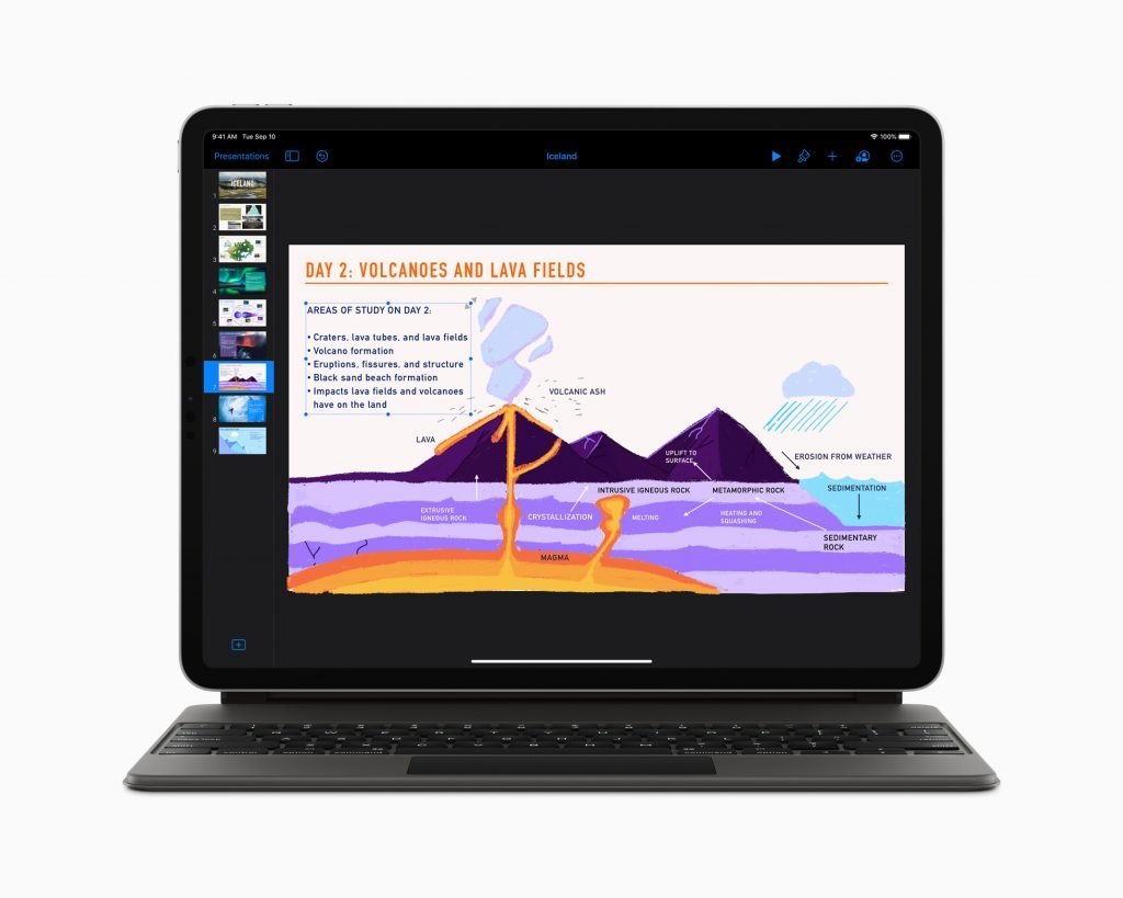 apple ipad pro keyboard keynote 04152020