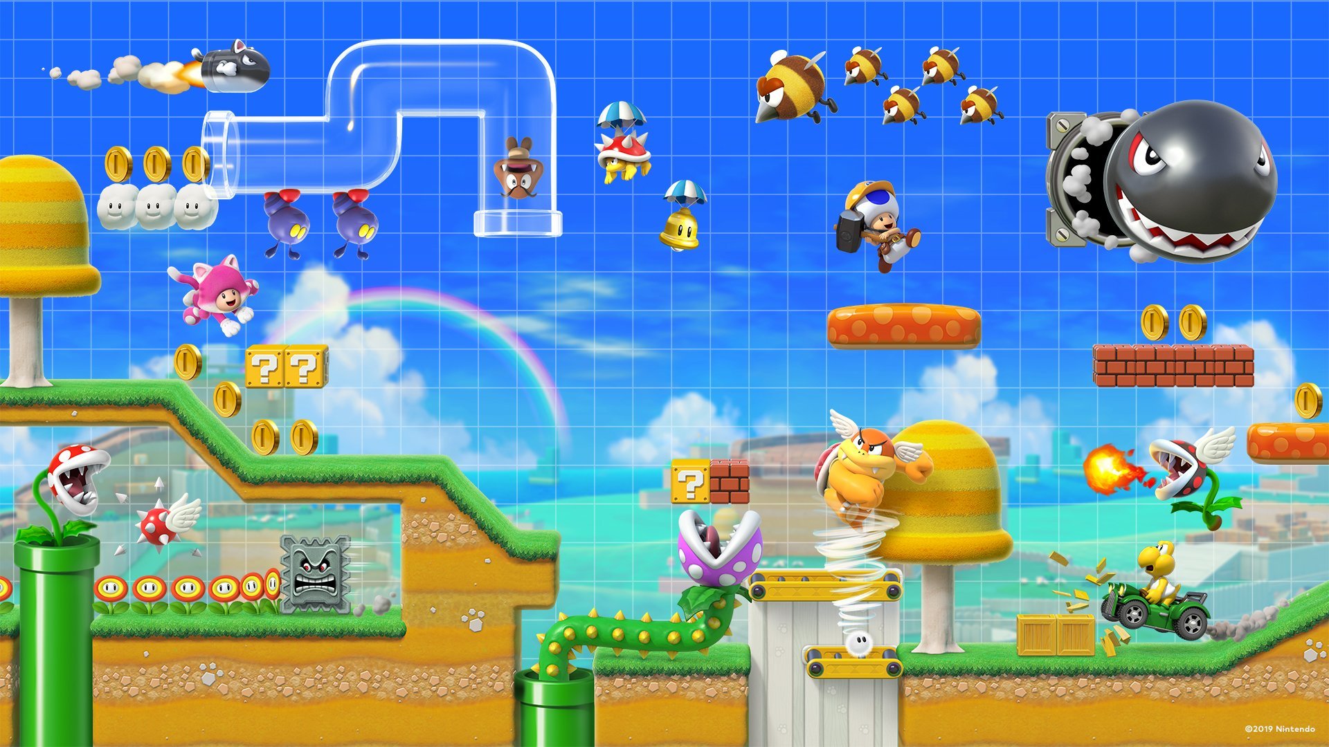Super Mario Maker 2 wallpaper 01