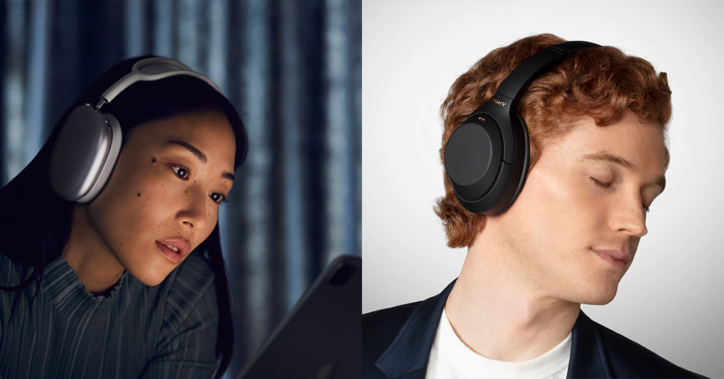 AirPods Max and WH 1000XM4