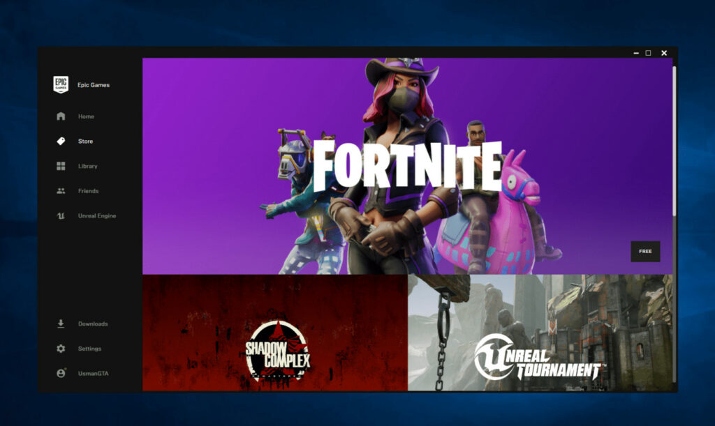 epic games launcher