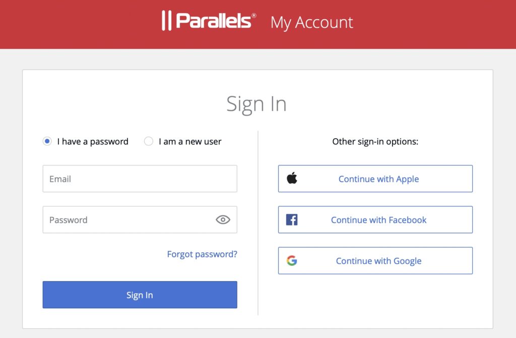 parallels reg