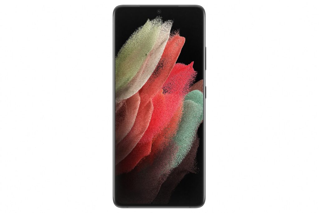 01 galaxys21 ultra phantom black front