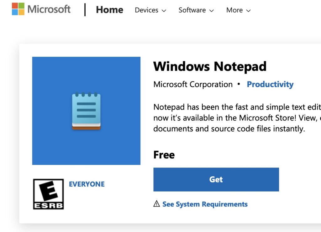 notepad