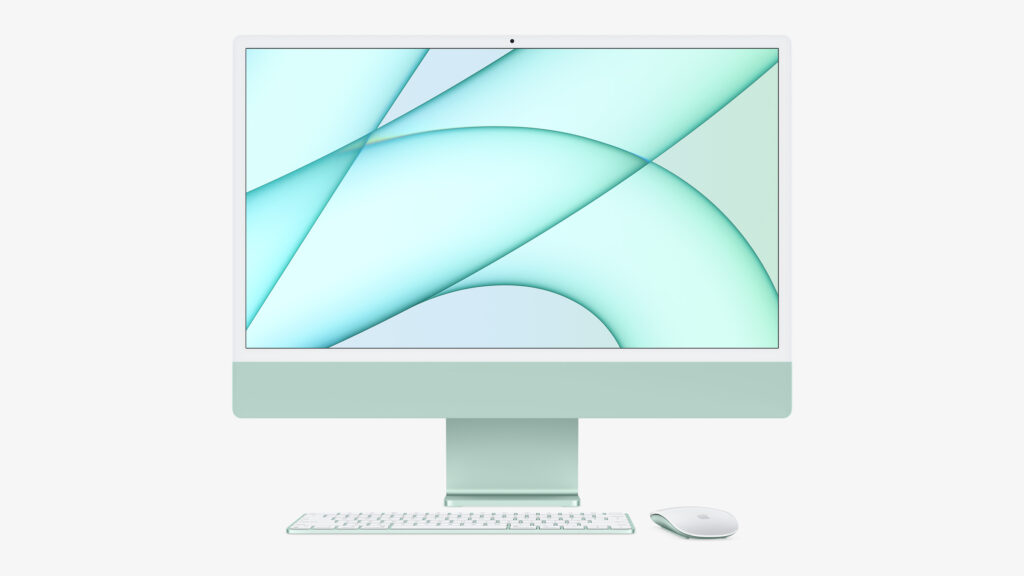 apple new imac spring21 pf green