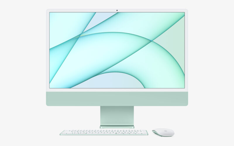 apple new imac spring21 pf green