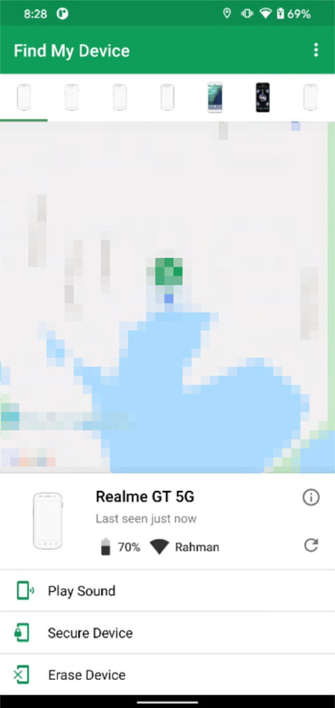 Find My Device app