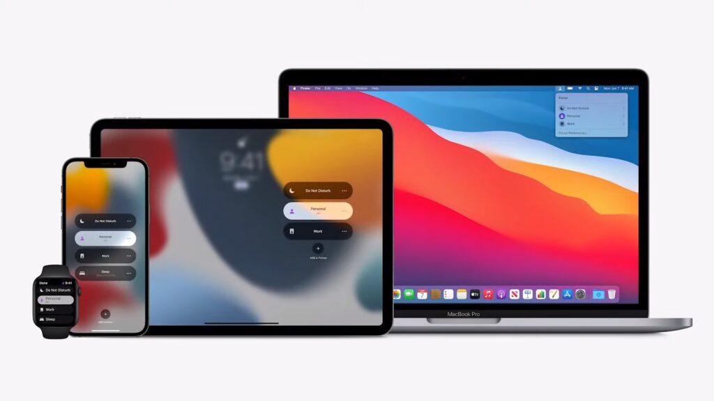 ios15 focus mode switch platform