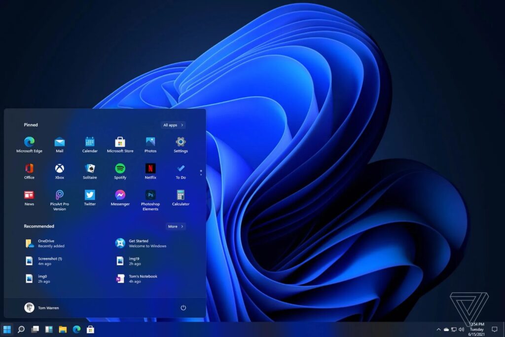 win11 desktop start