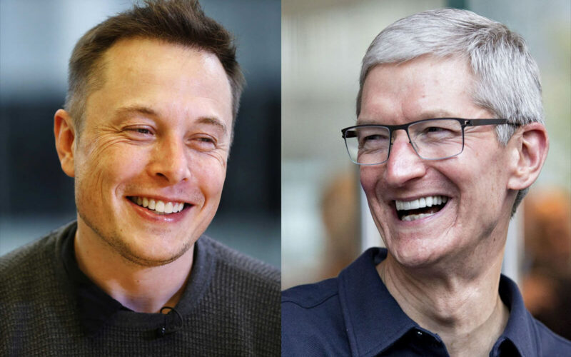 elon musk tim cook