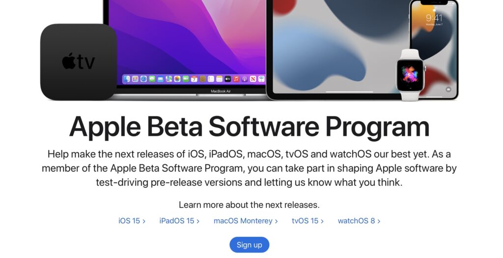 ios15 beta web