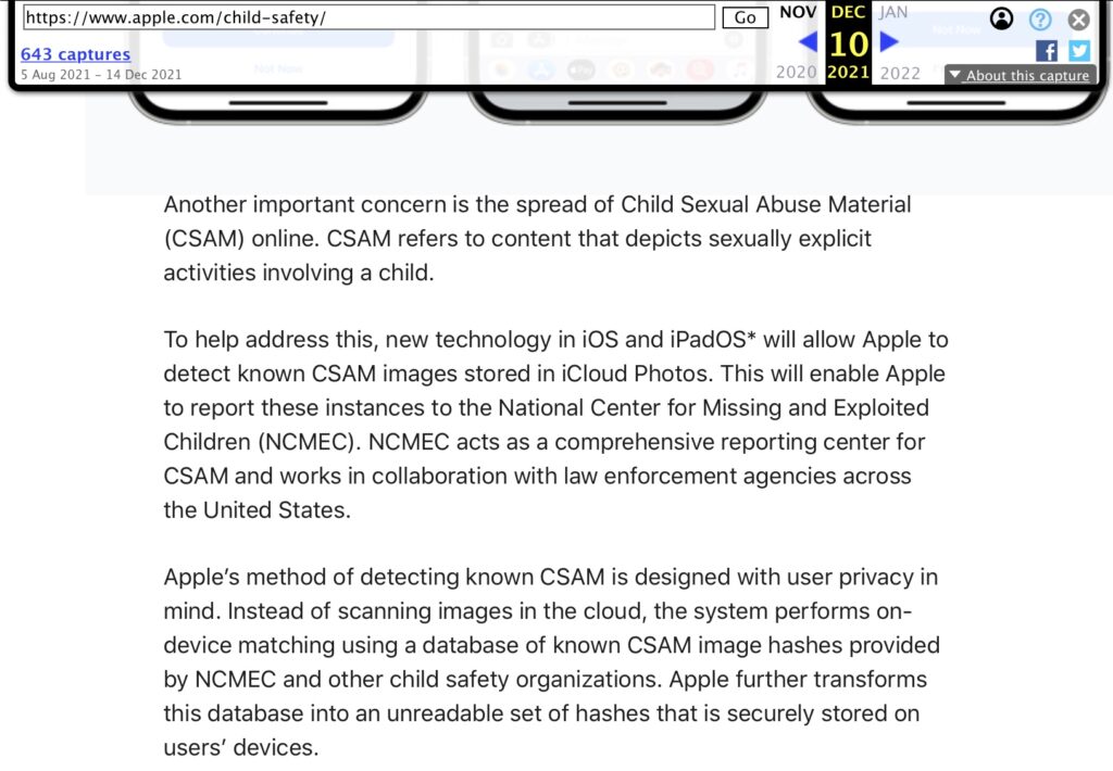 CSAM old