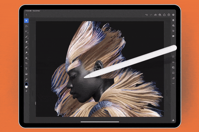 feature summary sponge tool ps ipad