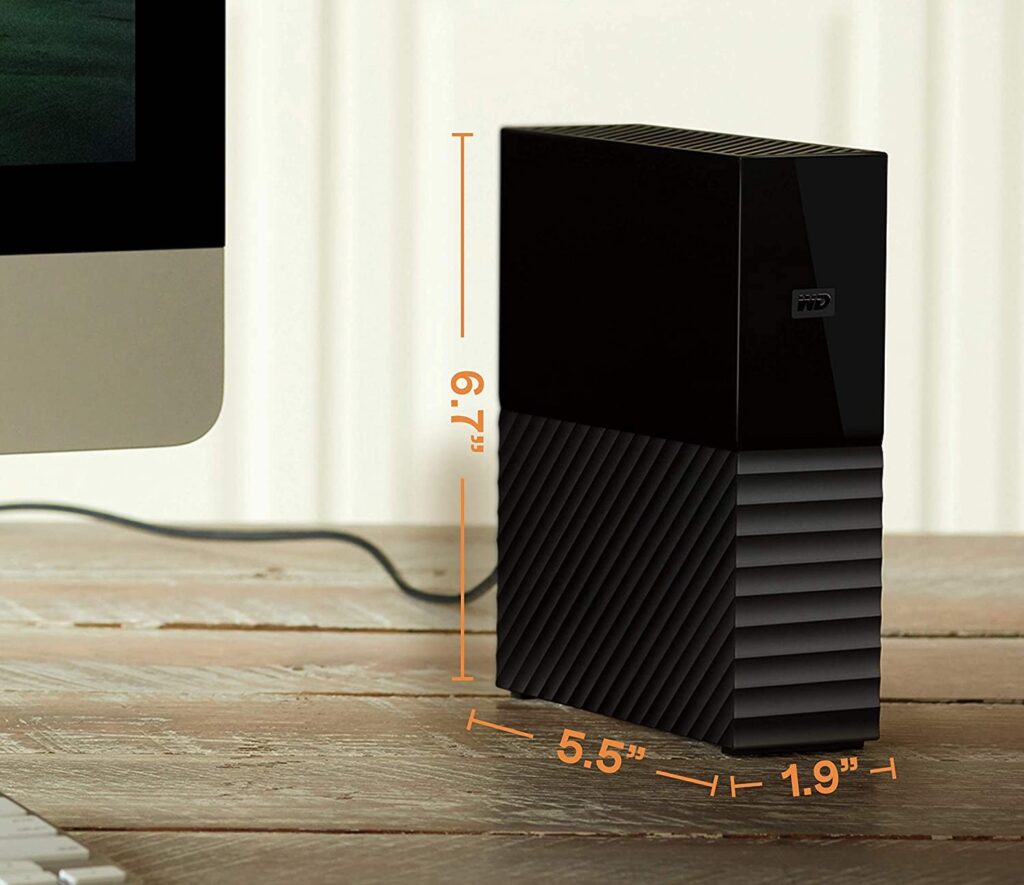 wd mybook size