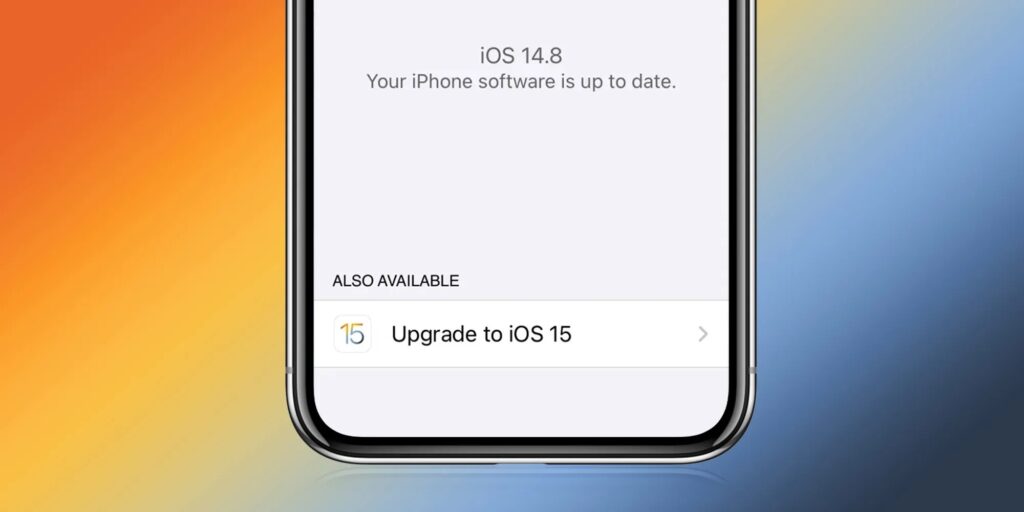 ios 15 update