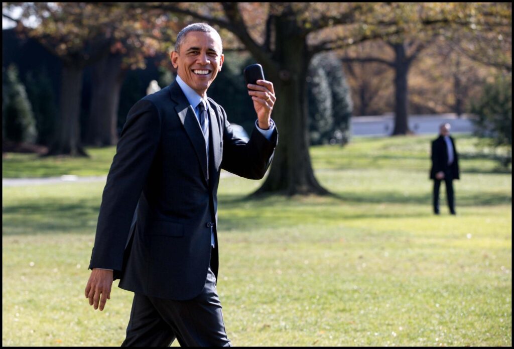 obama blackberry