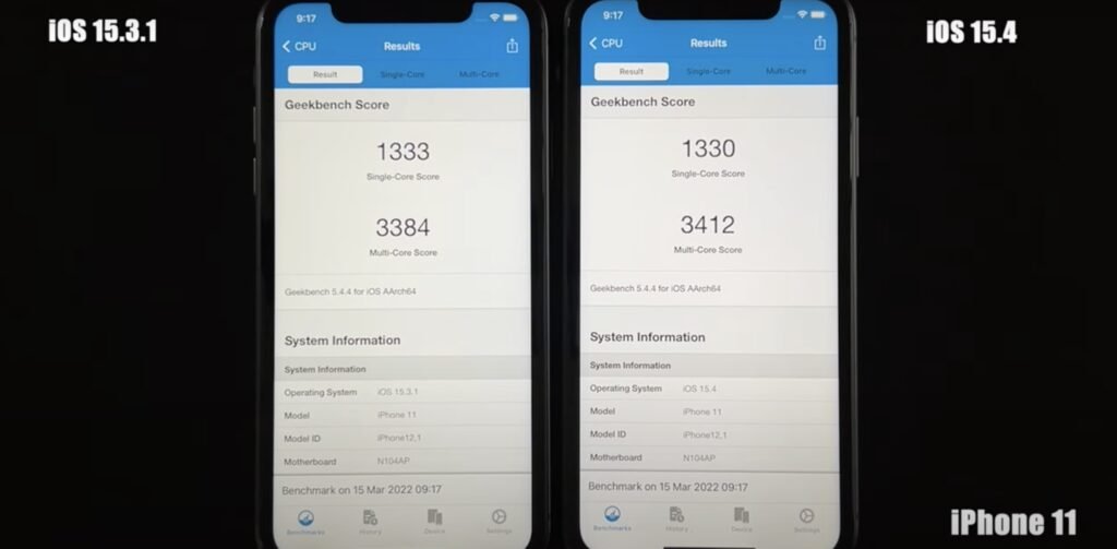 iphone11 benchmark