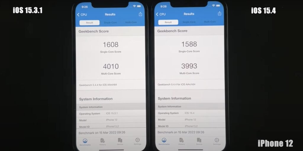 iphone12 benchmark