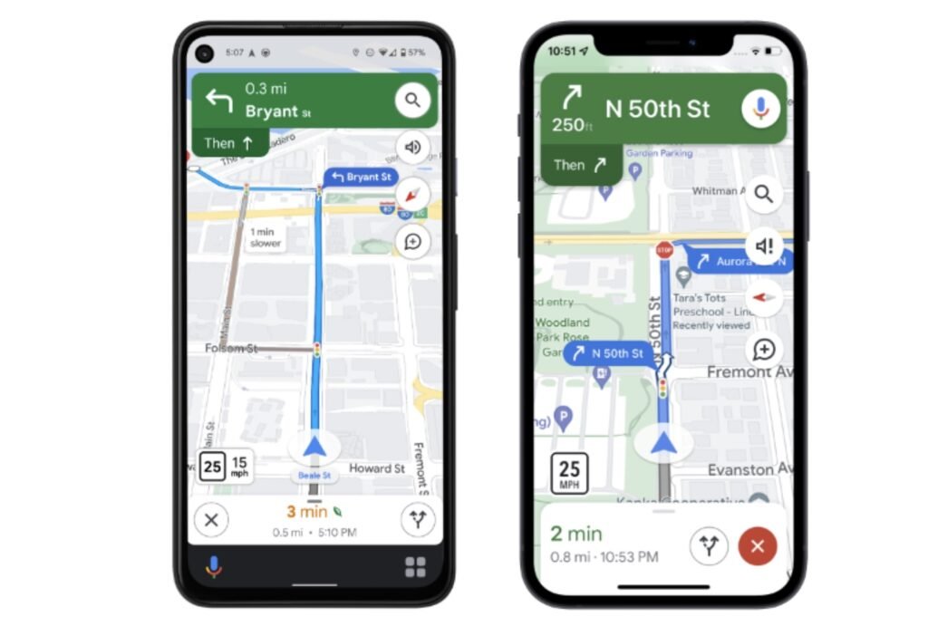 google maps new nag